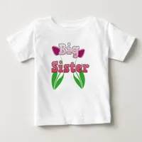 Big Sister Announcement Dress Baby T-Shirt