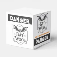 DANGER Bat Wool Funny Halloween Party Spooky Candy Favor Boxes