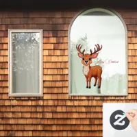 Ho-Ho-Ho! It's a Reindeer  Window Cling