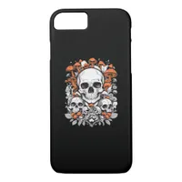 Whimsigoth Skulls & Mushrooms Vintage Botanical Ae iPhone 8/7 Case