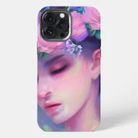 Pretty Maiden Flowers in Hair Ethereal Art iPhone 13 Pro Max Case