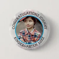 Personalized Kindergarten Graduate Photo Button