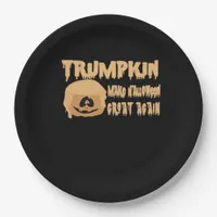 Trumpkin Make Halloween Great Again Classic – Skel Paper Plates