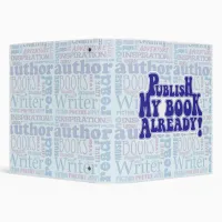 Publish My Book 3 Ring Binder