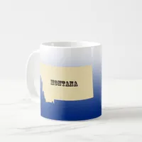 Mug - Montana State Map with City