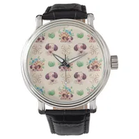 Adorable Dog Pattern  Watch