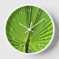 Clock - Palm Leaf