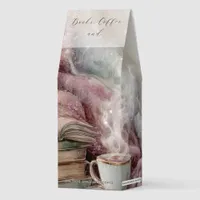 Vintage Books Coffee and Cat
