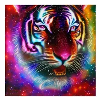 Cosmic Tiger Acrylic Print