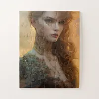 Exquisite Beauty AI Generated Art Jigsaw Puzzle