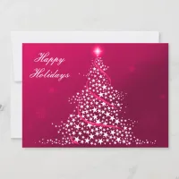 pink Business Holiday Flat cards