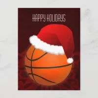 basketball player Holiday greeting