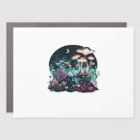 Cottagecore And Aesthetic Goblincore Mushroom Fair Car Magnet