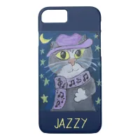 Jazzy Cat Painting iPhone 8/7 Case