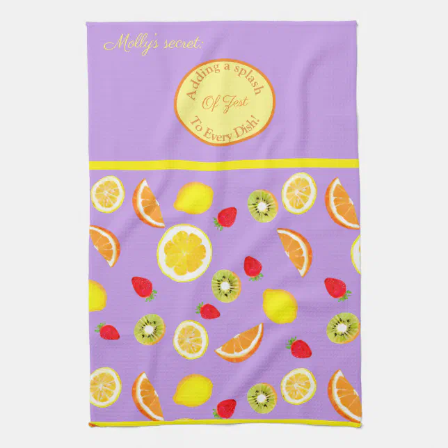 The Secret: Zesty Summer Fruits Kitchen Towel