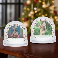 Forever Home First Christmas Pet Rescue Photo Snow Globes