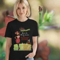 Women's Day Red Polka Dot Strong Women T-Shirt