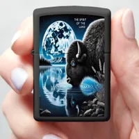 Buffalo Tranquility Under Starlit Heavens Zippo Lighter