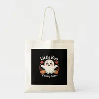 Cute Halloween Pregnancy Announcement Tote Bag