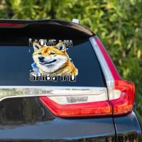 I Love My Shiba Inu | Dog Owner  Sticker