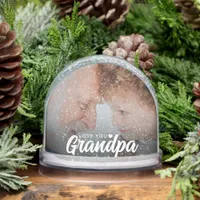 Love You Grandpa Modern Elegant Script 2 Photo