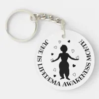 June is Lipedema Awareness Month Keychain