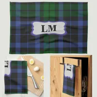 Mongram Wallace Tartan Blue Green Sports & Kitchen Towel