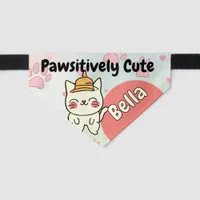 Adorable Personalized Pet Bandana with Cute Print Pet Bandana Collar