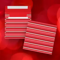 Christmas Bold Stripes Square Envelope