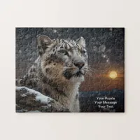 Celestial Guardian – Snow Leopard Jigsaw Puzzle