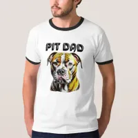 Pit Bull Dad | Dog Lover's  T-Shirt