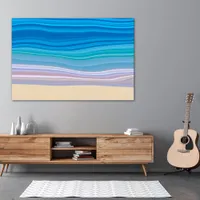 Minimalist Abstract Beach Art Coastal Decor