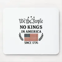 No Kings In America We The People Retro Classic Mouse Pad