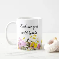 Wild Beauty Floral Mug