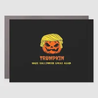 Trumpkin Make Halloween Great Again Short Funny Ha Car Magnet