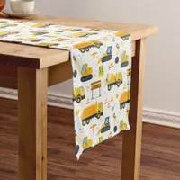 Construction Birthday Table Runner – Yellow Dump 