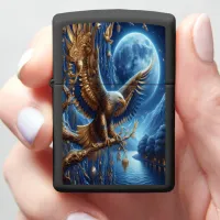 Majestic Golden Eagle Moon watch Zippo Lighter