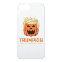 Halloween Trumpkin Funny – Spooky Parody Slogan iPhone 8/7 Case