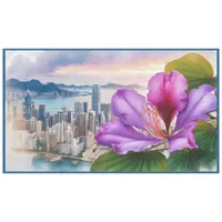 National Flower Bauhinia (Hong Kong) | large  Tablecloth