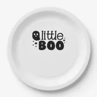 Lil Boo Halloween 2025 Paper Plates