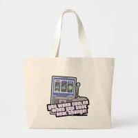 Real Change Large Tote Bag