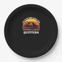 Leftovers Are For Quitters - Funny Thanksgiving Le Paper Plates