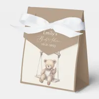 Vintage Teddy Bear Baby Shower Favor Boxes