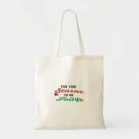 Tis The Season To Be Careful Classic Stickers Tote Bag