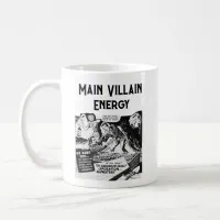 Main Villain Energy Retro Vampire Comic Coffee Mug