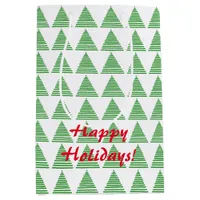 Gift Bag - Stylized Christmas Trees