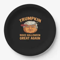 Halloween Trumpkin Make Halloween Great Again Funn Paper Plates