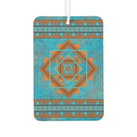 Southwest Mountain Peak Turquoise Geometric Design Air Freshener