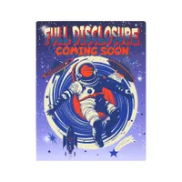 Full Disclosure Coming Soon | Astronaut Floating  Metal Print