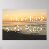 TAKE ME BACK TO THE BEACH POSTER
